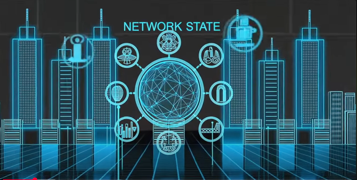 digital network state illustration