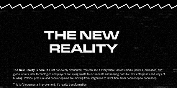 "The New Reality"