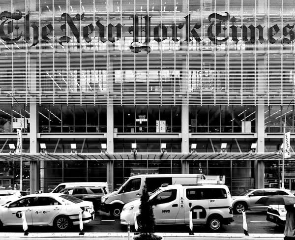 stock photo of New York Times building in New York